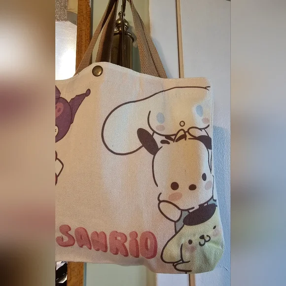 Sanrio Hello Kitty and Friends Tote Bag - Cream and Tan NWOT - Picture 3 of 9
